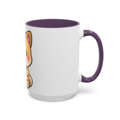 Kawaii Shiba Inu Coffee Mug, Cute Latte Lover Gift