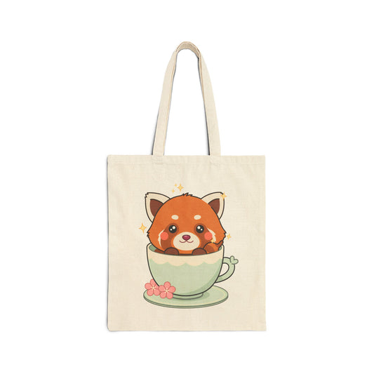 Kawaii Red Panda Tote Bag for Cute Animal Lovers