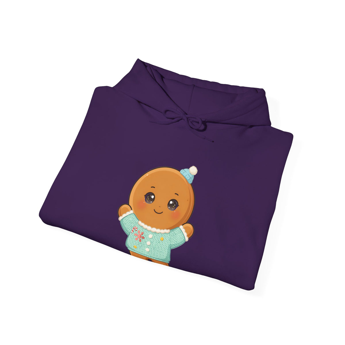 Kawaii Gingerbread Hoodie for Cozy Christmas Cheer