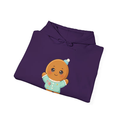 Kawaii Gingerbread Hoodie for Cozy Christmas Cheer
