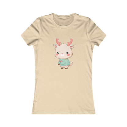 Kawaii Reindeer Christmas Women's Tee
