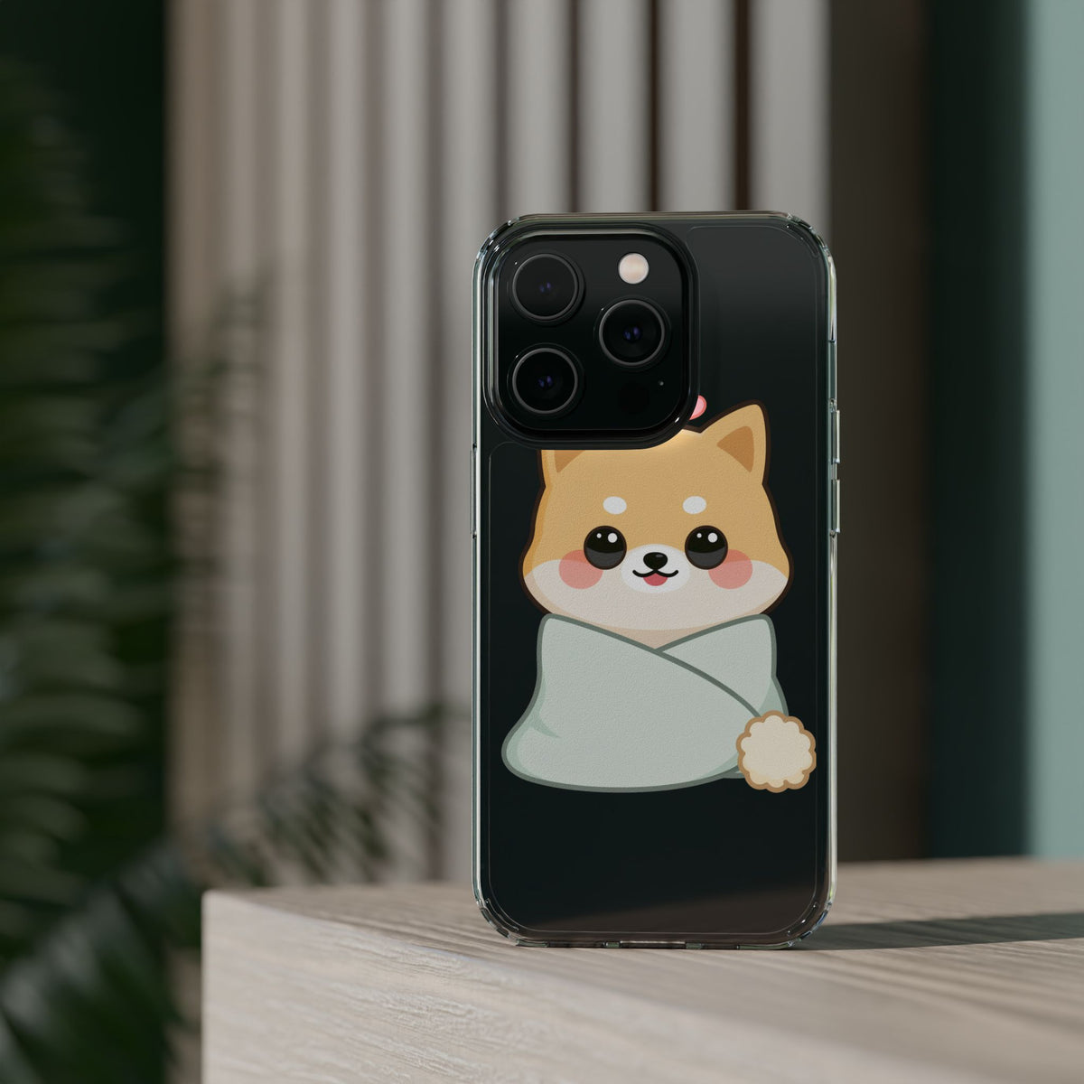 Kawaii Shiba Inu Phone Case, Cozy Valentine Gift
