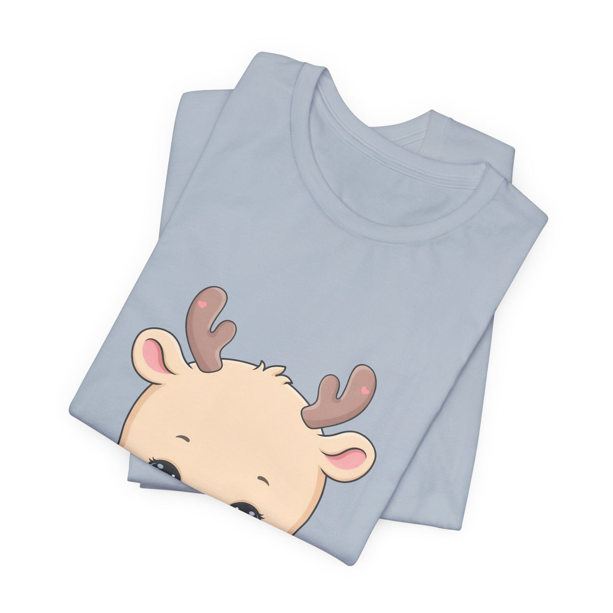 Kawaii Reindeer T-Shirt for Cozy Cocoa Season