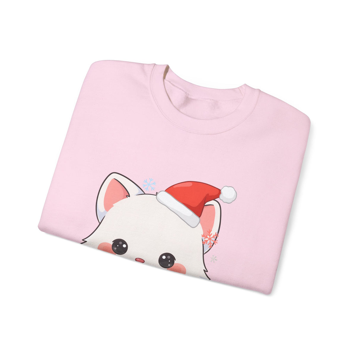 Christmas Arctic Fox Sweatshirt for Kawaii Holiday Fans