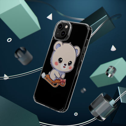 Kawaii Polar Bear Phone Case, Cute Winter Gift