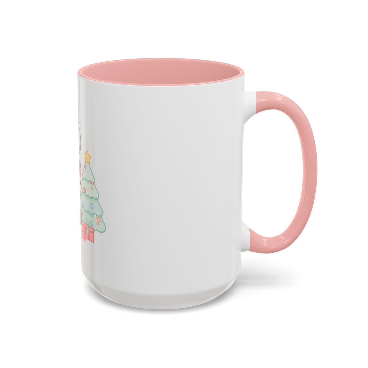 Kawaii Polar Bear Christmas Mug, 11 oz Accent Coffee Mug