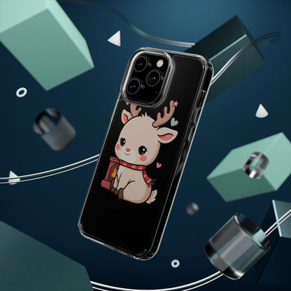 Kawaii Reindeer Phone Case for Cozy Holiday Cheer