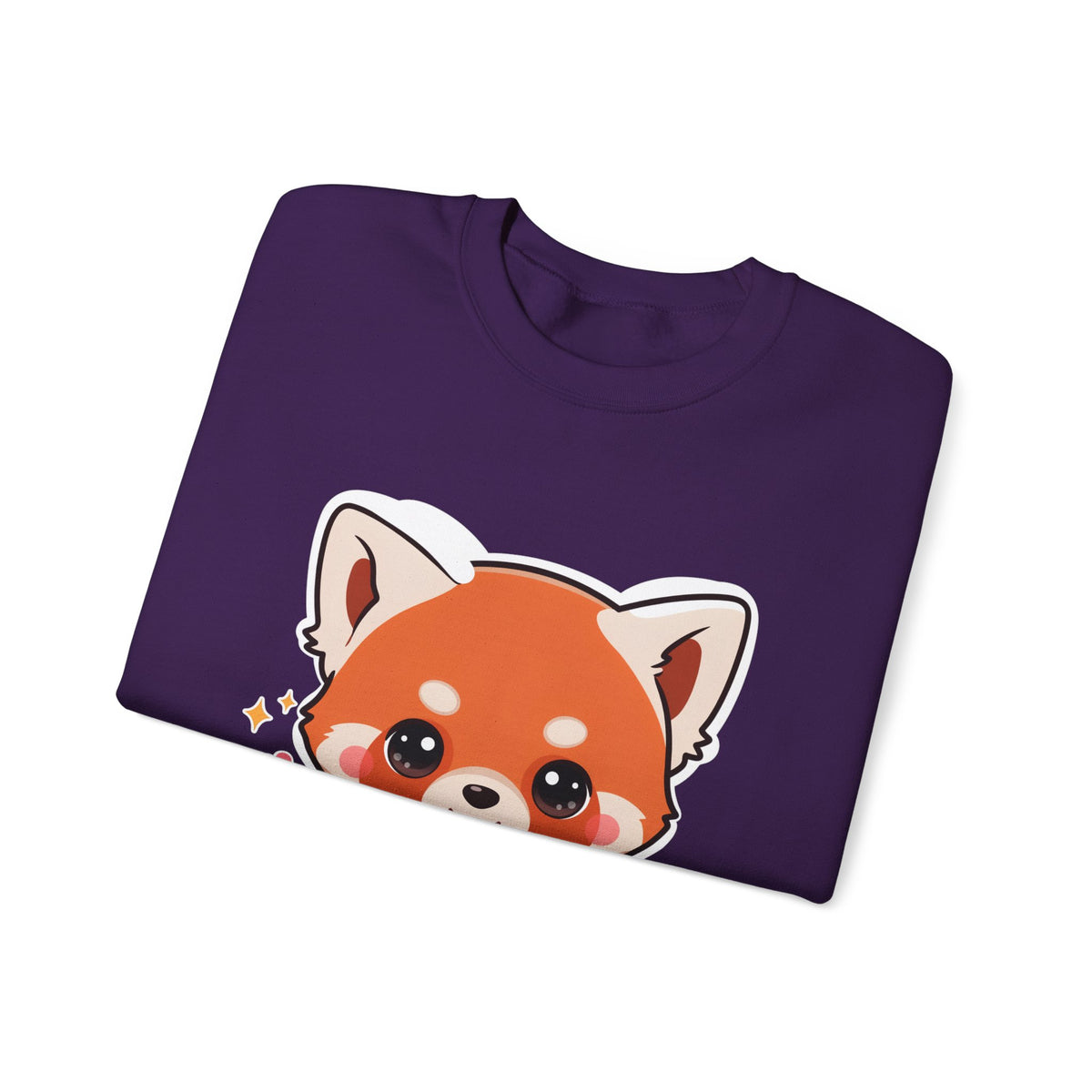 Kawaii Red Panda Sweatshirt, Cute Plant Lover Crewneck