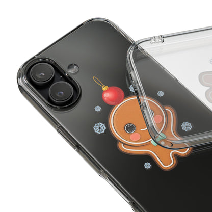 Christmas Gingerbread Phone Case, Cute Kawaii Holiday Gift