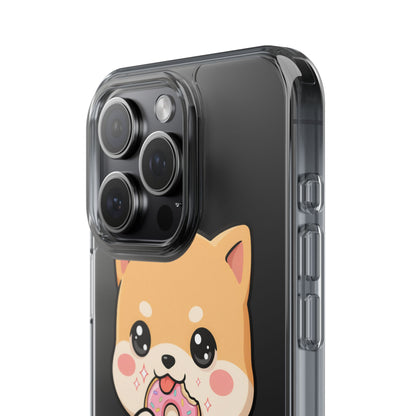 Kawaii Shiba Inu Phone Case with Donut