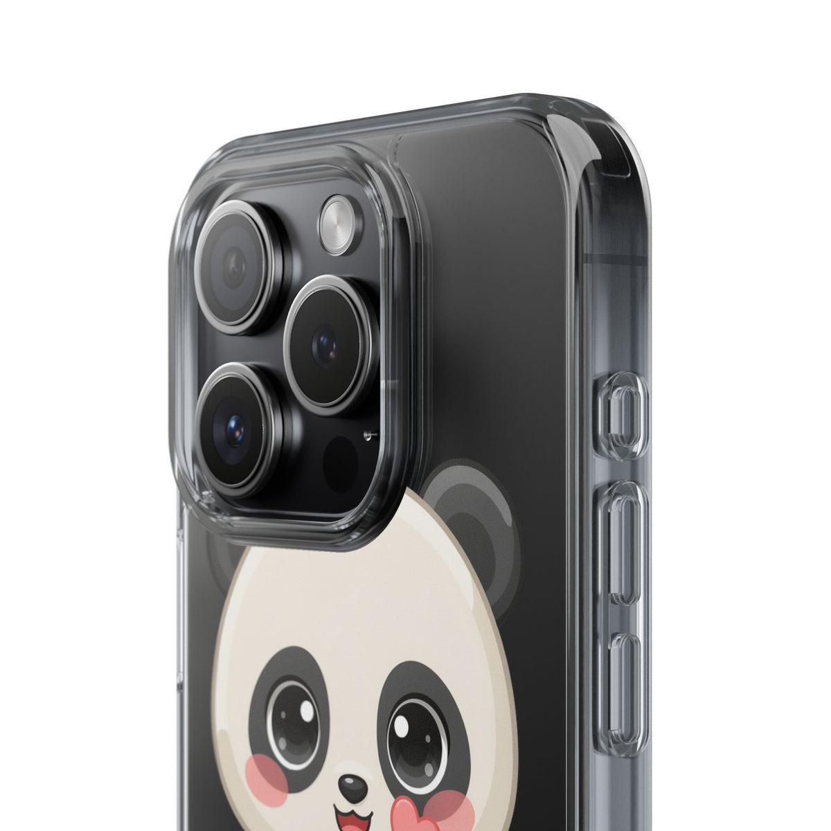 Kawaii Panda Phone Case with Donut