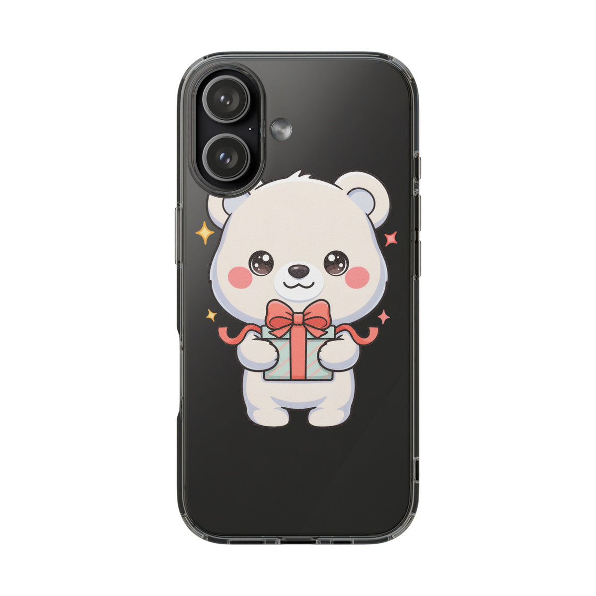 Kawaii Polar Bear Gift Phone Case for Holiday Gifting