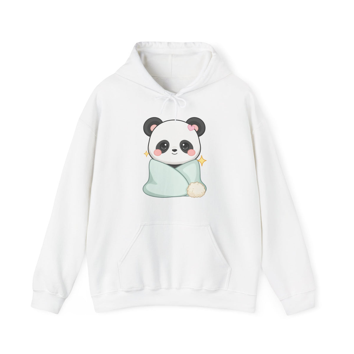 Kawaii Panda Hoodie, Cozy Chibi Animal Sweatshirt