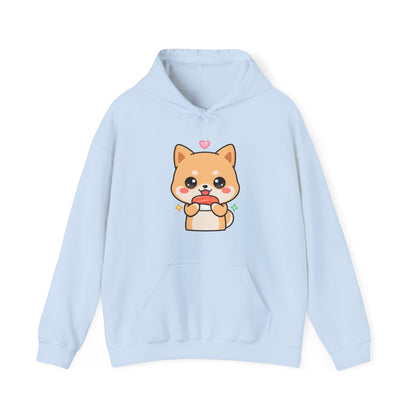 Kawaii Shiba Inu Sushi Hoodie for Dog and Sushi Lovers