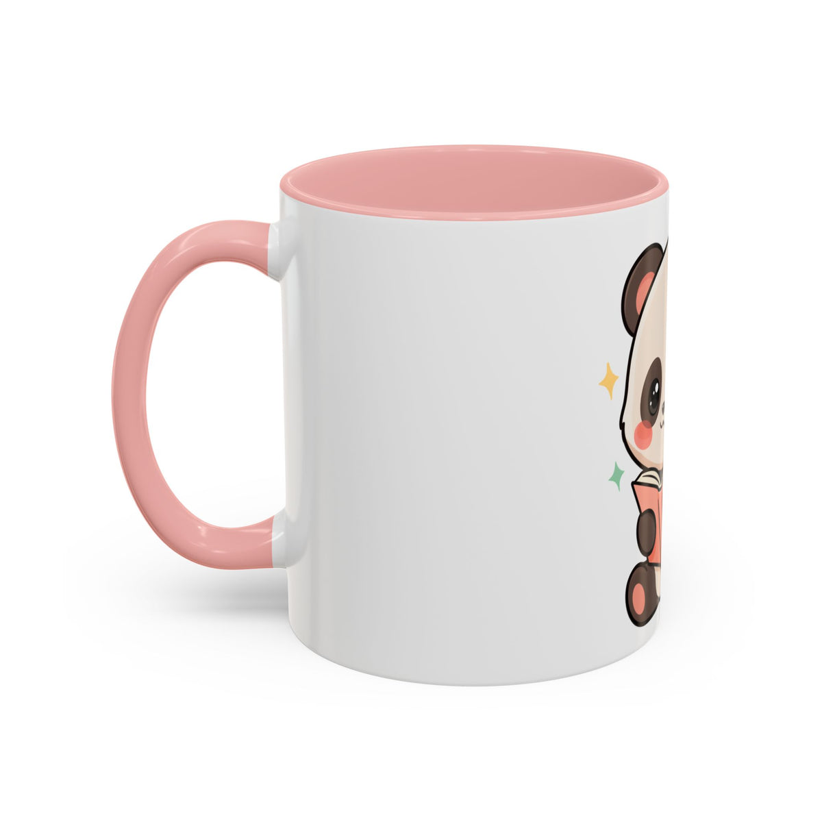 Kawaii Panda Reading Mug, Cute Book Lover Coffee Cup