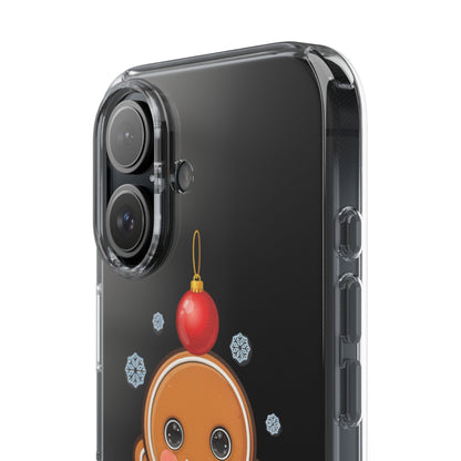 Christmas Gingerbread Phone Case, Cute Kawaii Holiday Gift