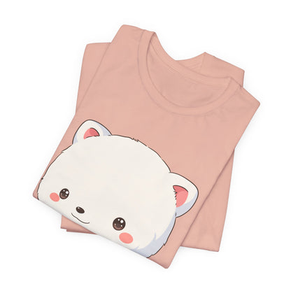 Kawaii Arctic Fox Christmas Tee for Cute Holiday Fans