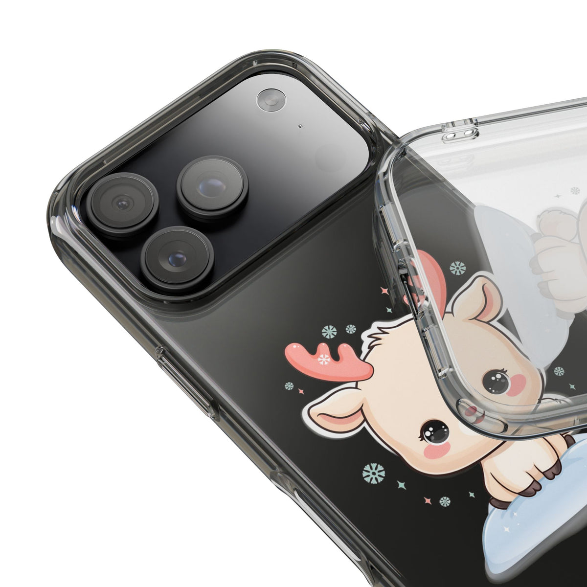 Kawaii Reindeer Phone Case for a Sweet Winter Cheer