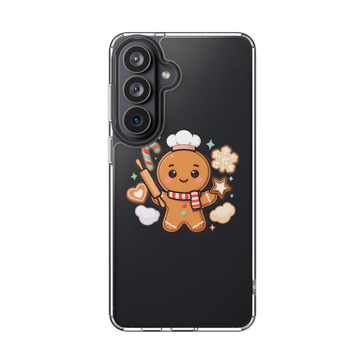Gingerbread Christmas Phone Case for Holiday Baking Fans