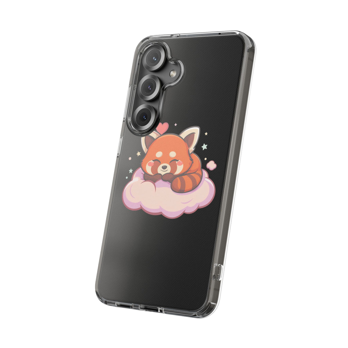 Cute Red Panda Phone Case, Dreamy Kawaii Cloud Art