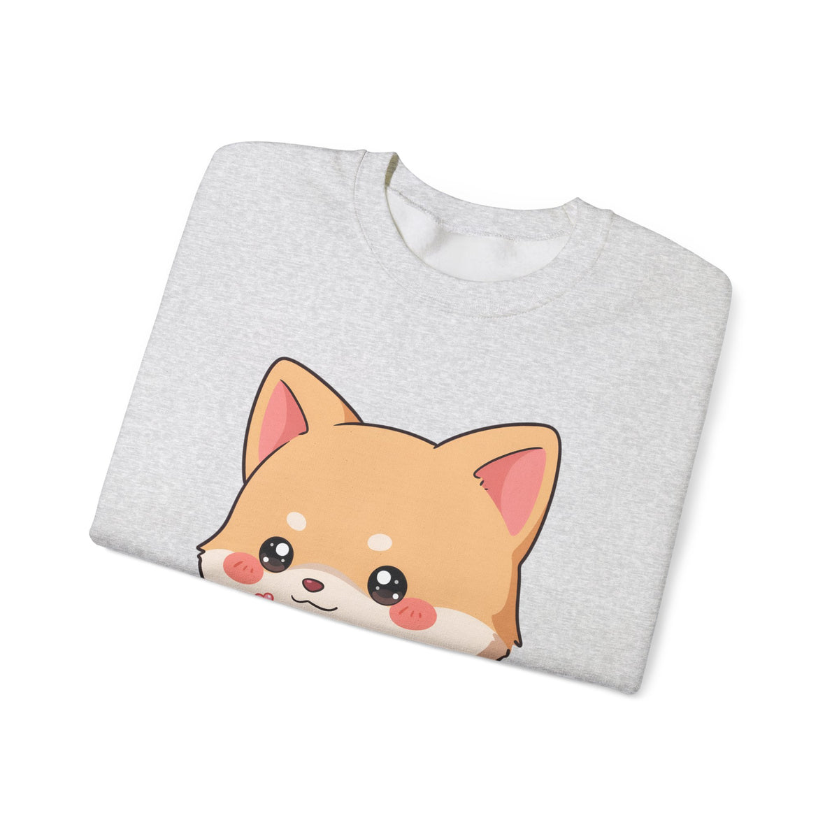 Reading Shiba Inu Sweatshirt, Cute Kawaii Book Lover Gift