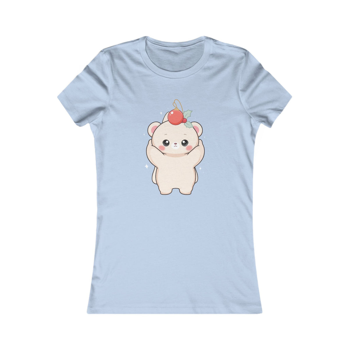 Kawaii Christmas Polar Bear Women's Tee