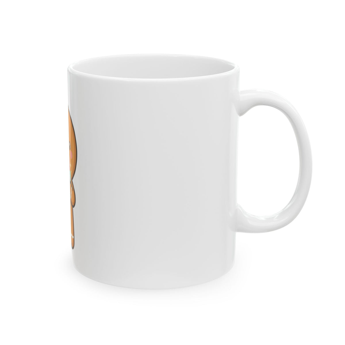 Christmas Gingerbread Mug, Cute Holiday Gift