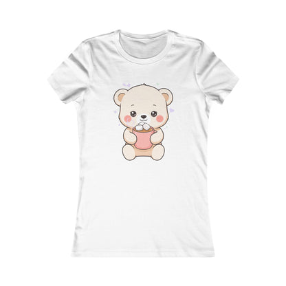 Kawaii Polar Bear Cocoa Tee for Cozy Cute Style
