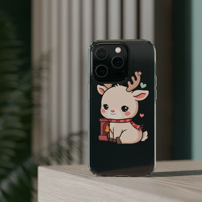 Kawaii Reindeer Phone Case for Cozy Holiday Cheer