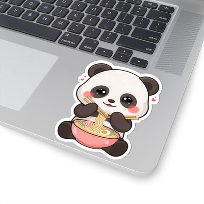 Kawaii Panda Ramen Sticker for Cozy Desk Decor