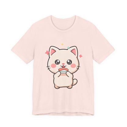 Kawaii Sushi Cat T-Shirt for Cat and Sushi Lovers