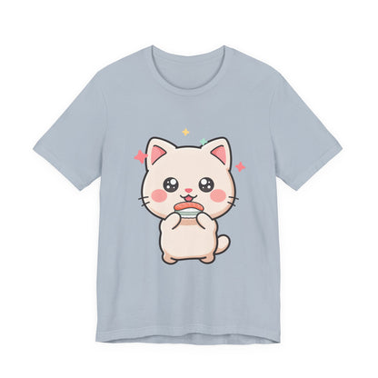 Kawaii Sushi Cat T-Shirt for Cat and Sushi Lovers