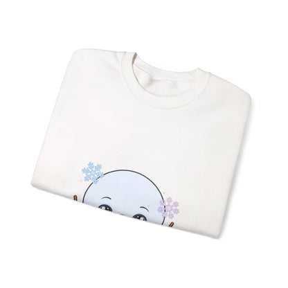 Kawaii Snowman Sweatshirt – Cute Winter Crewneck