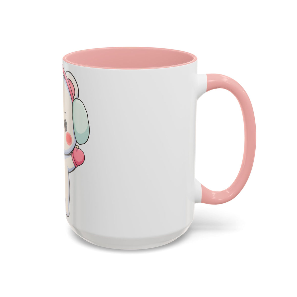 Kawaii Polar Bear Mug, Cute Winter Accent Coffee Mug