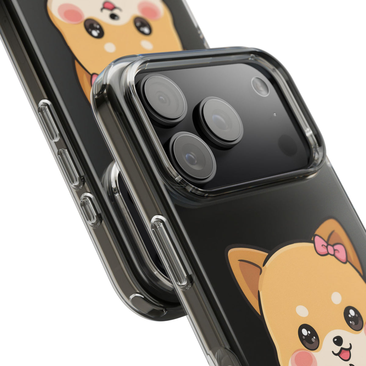 Kawaii Shiba Inu Phone Case with Latte