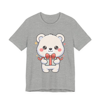 Kawaii Polar Bear Gift T-Shirt for Cute Holiday Cheer