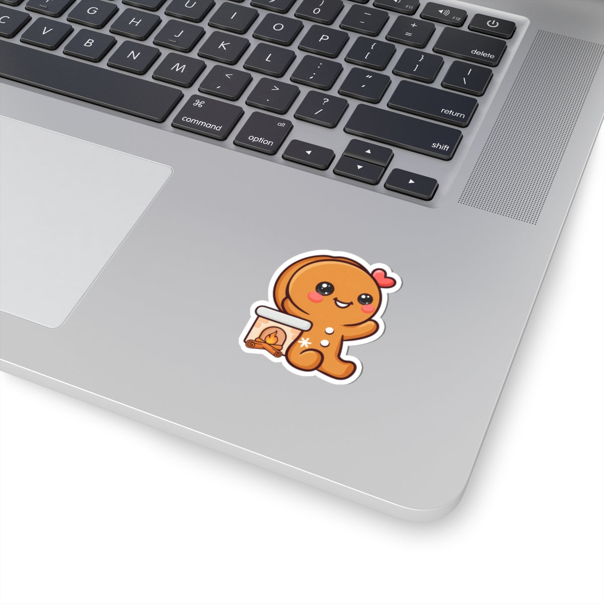 Kawaii Gingerbread Sticker for Cozy Holiday Cheer