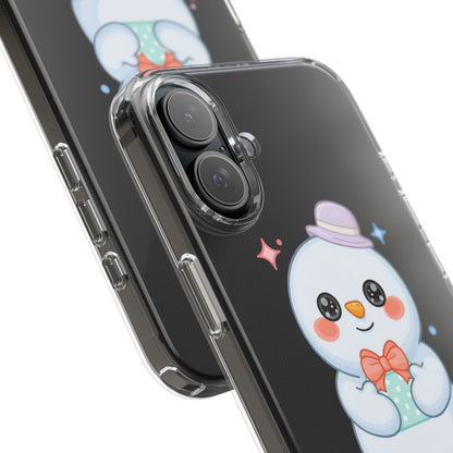 Kawaii Snowman Phone Case for Cheerful Winter Days