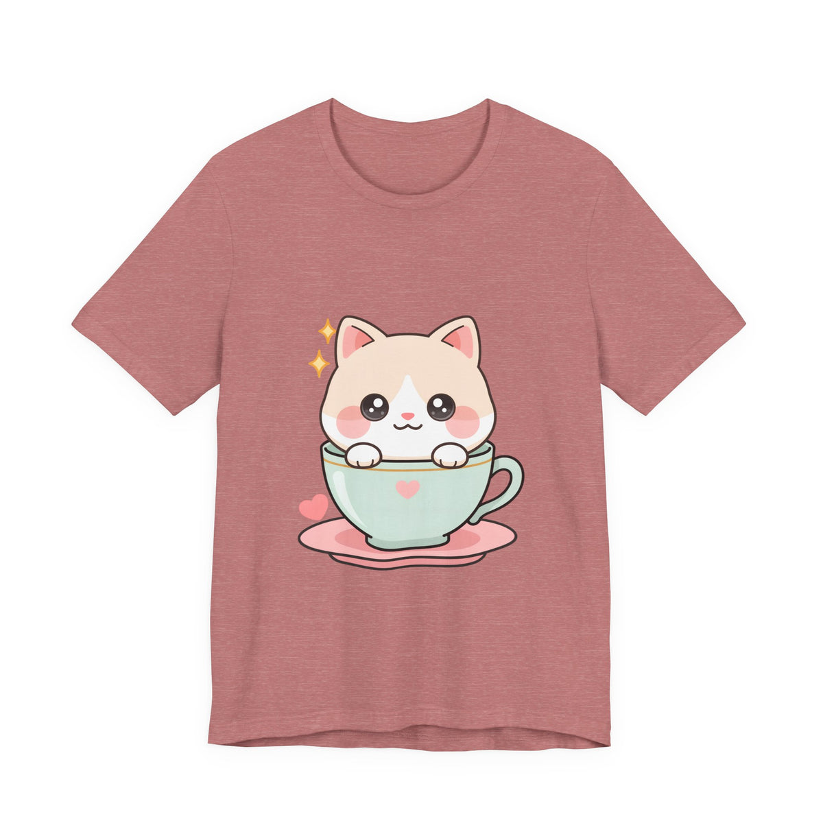 Kawaii Cat T-Shirt for Cute Cat and Chibi Art Fans
