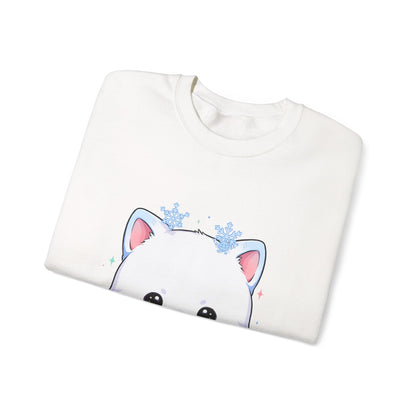 Kawaii Arctic Fox Sweatshirt for Cute Winter Animal Lovers