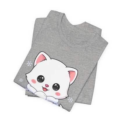 Kawaii Arctic Fox T-Shirt for Cute Winter Style