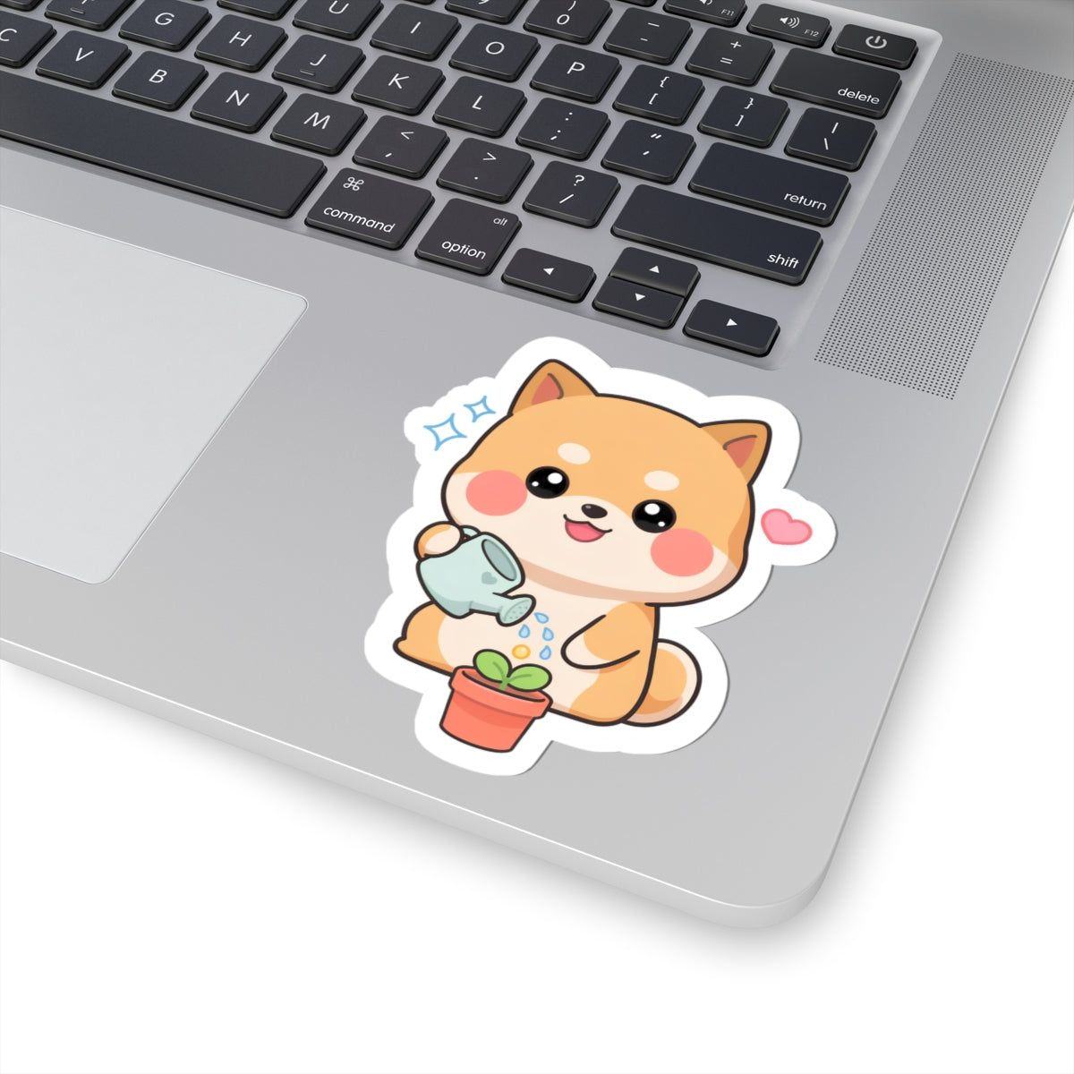 Shiba Inu Plant Lover Sticker for Cute Decor