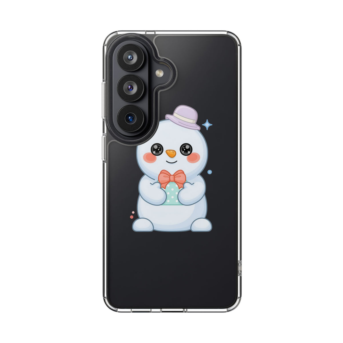 Kawaii Snowman Phone Case for Cheerful Winter Days