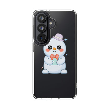Kawaii Snowman Phone Case for Cheerful Winter Days