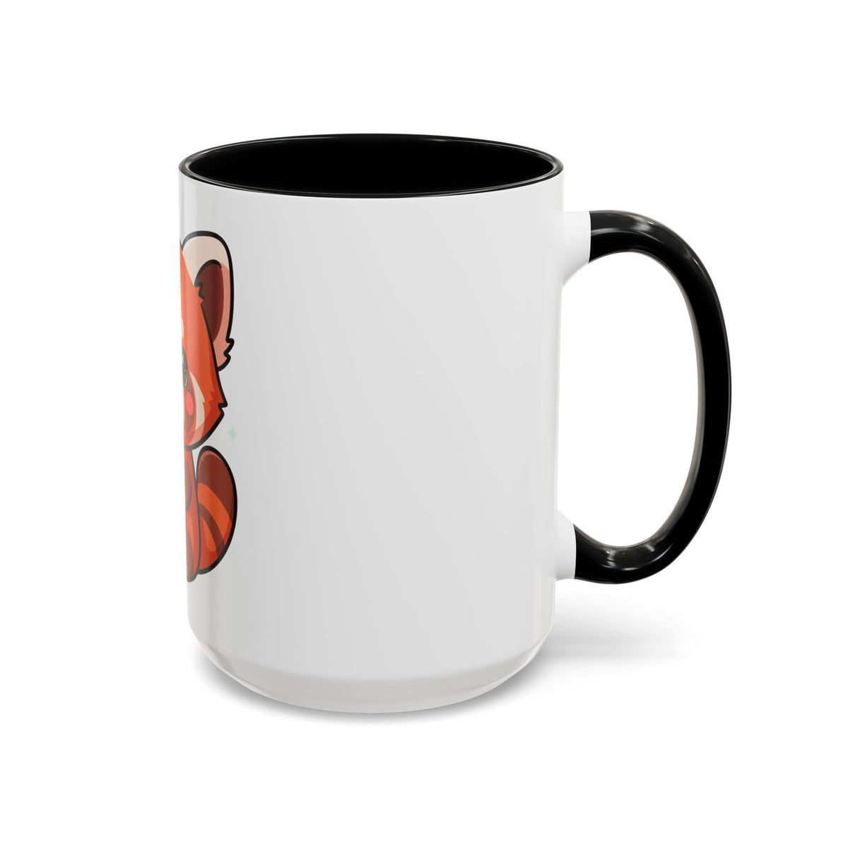 Red Panda Coffee Mug, Cute Latte Lover Accent Mug