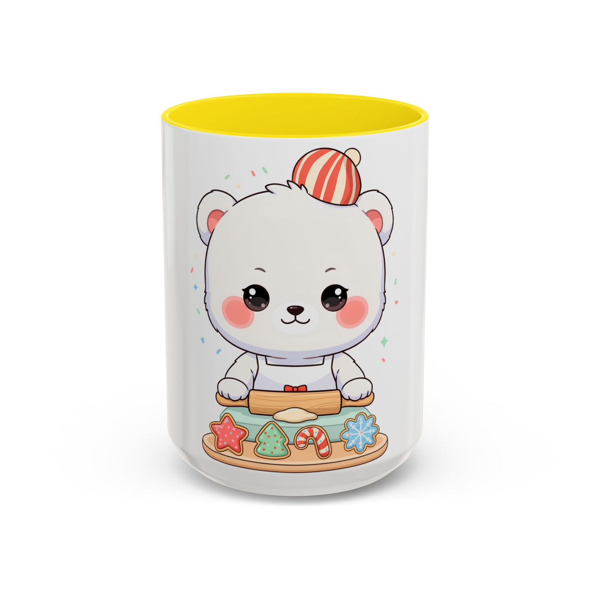 Christmas Cookie Polar Bear Accent Coffee Mug