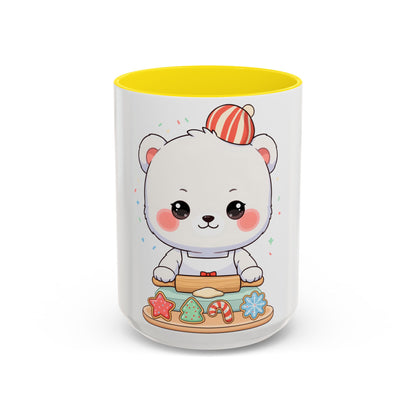 Christmas Cookie Polar Bear Accent Coffee Mug