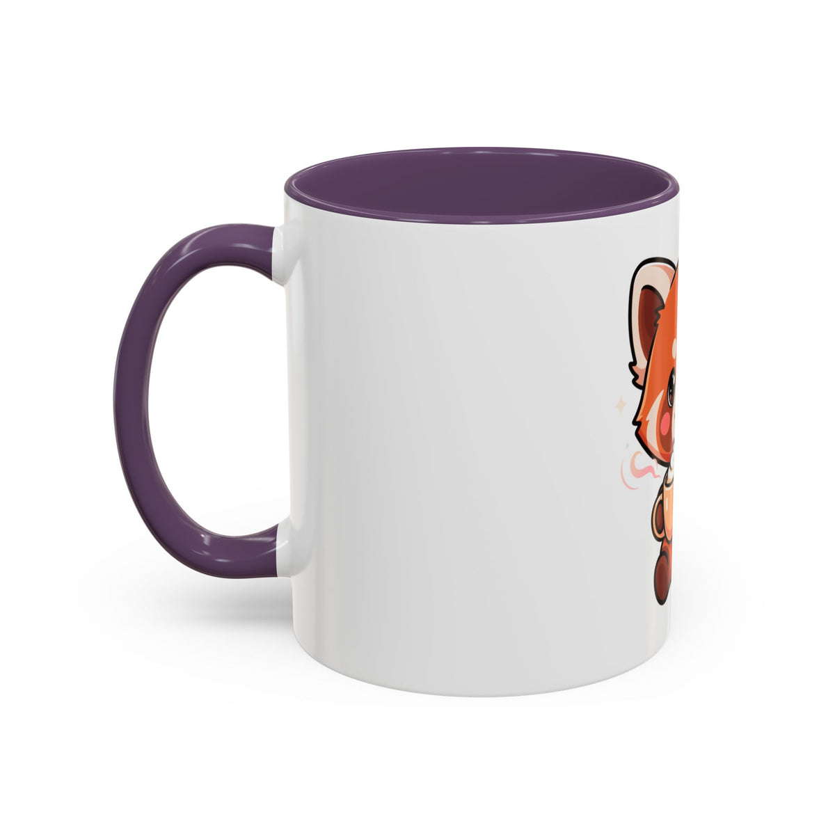 Red Panda Coffee Mug, Cute Latte Lover Accent Mug