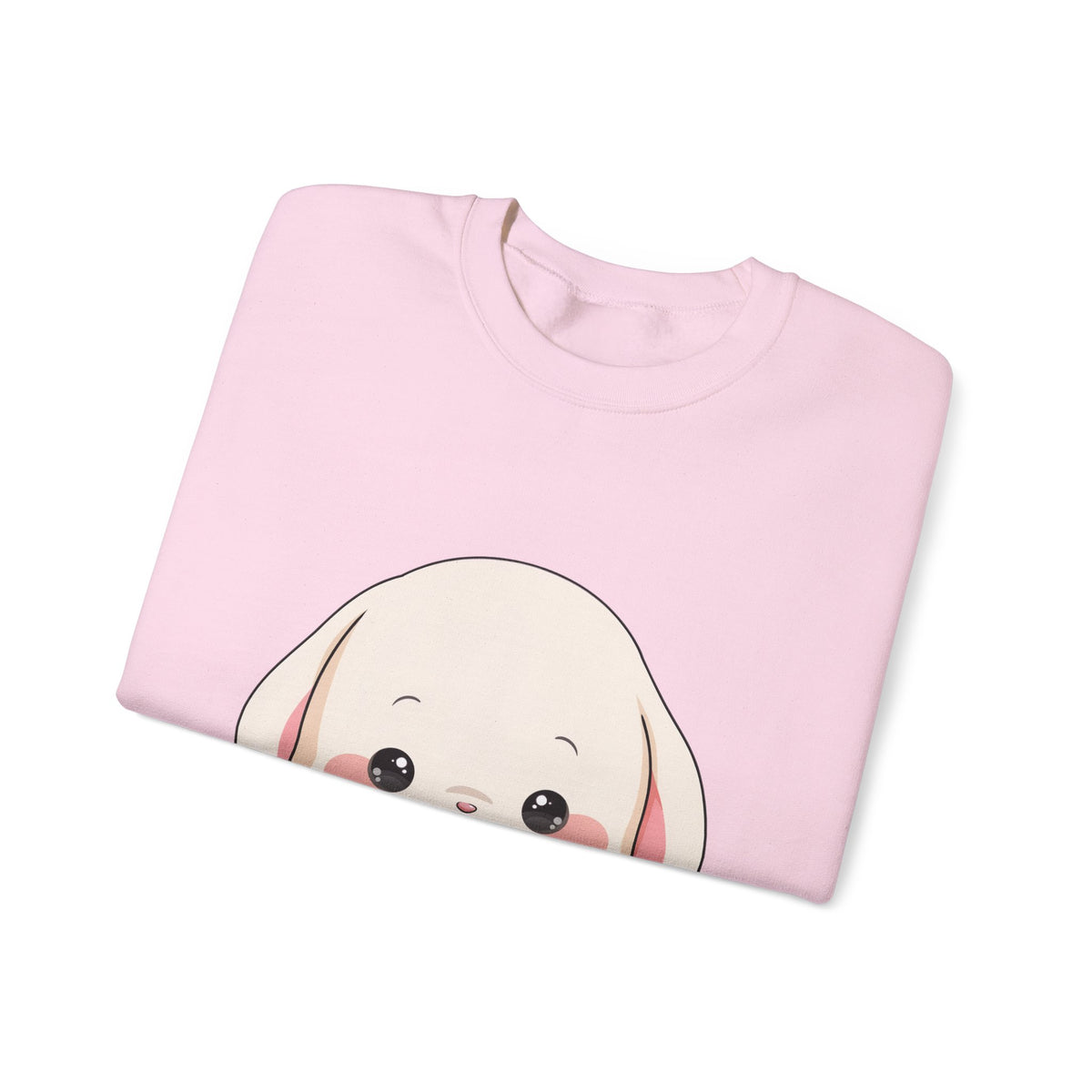 Kawaii Bunny Sweatshirt, Cute Ice Cream Chibi Rabbit