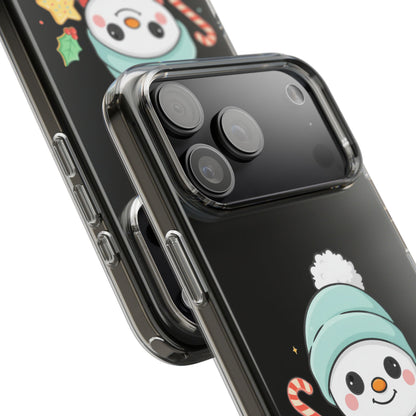 Christmas Snowman Phone Case, Cute Cookie Baker